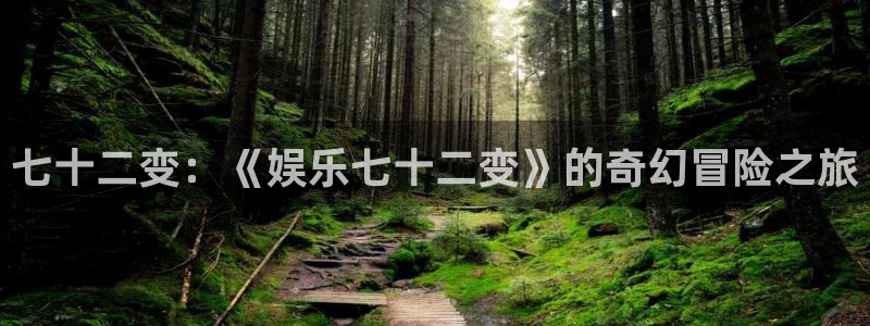 环球360一比一代理合作：七十二变：《娱乐七十二变》的奇幻冒险之旅